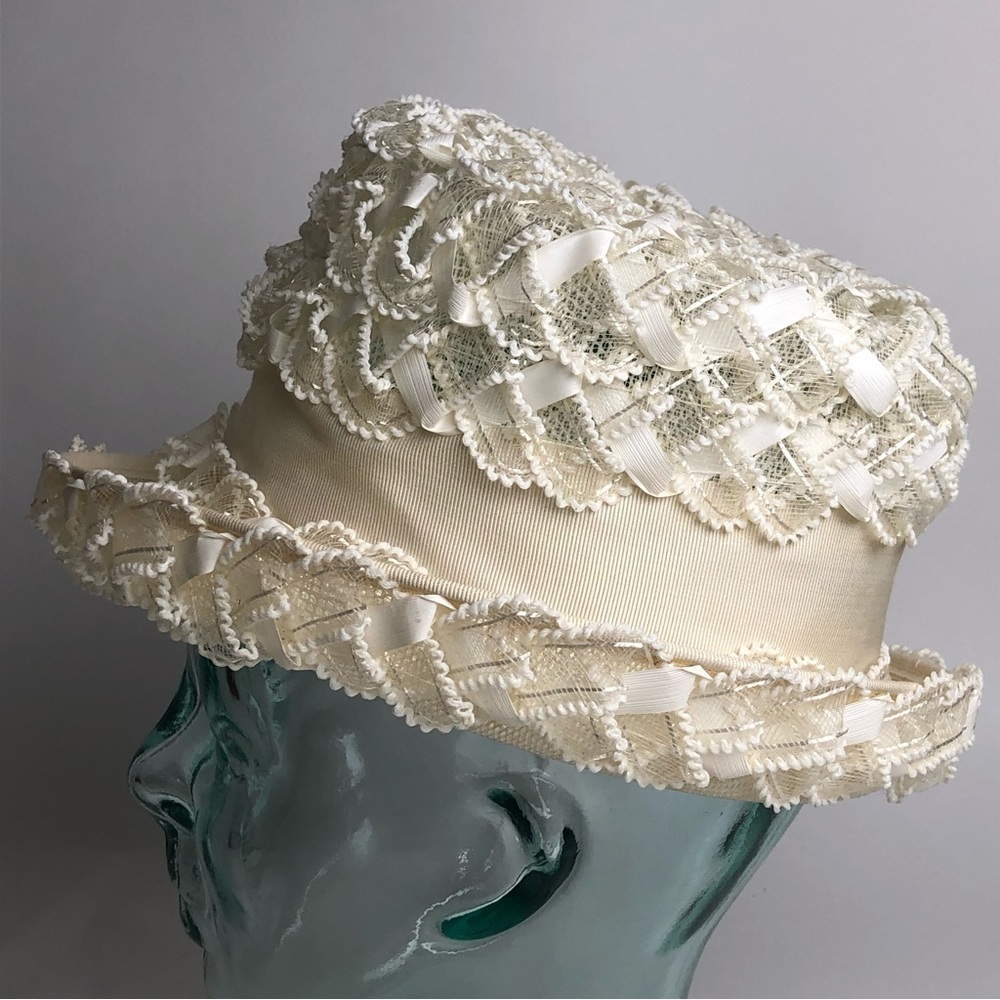 Vintage hat White - Picture 3 of 8